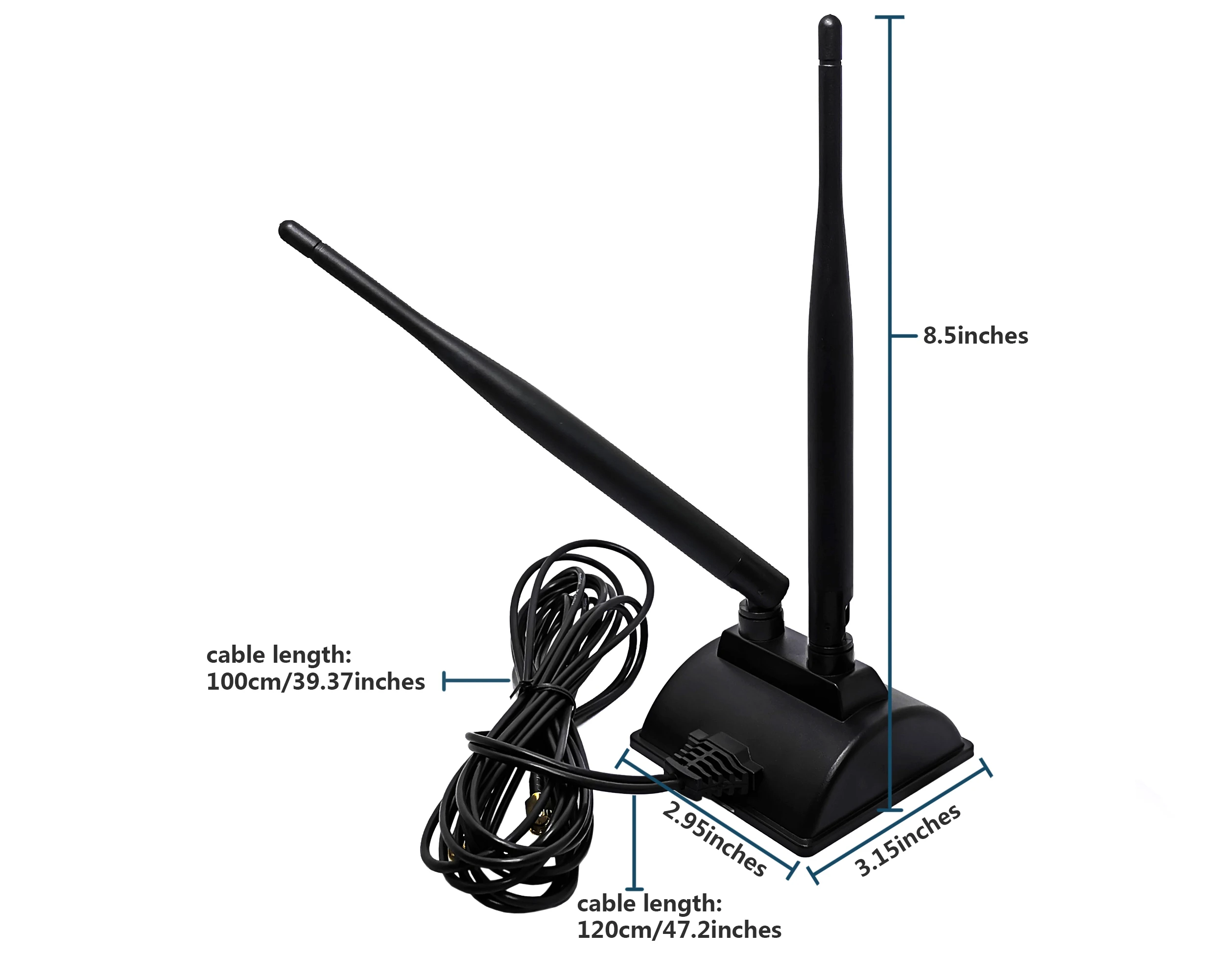 5G Gsm Gps repeater sma male  antenna Manufactory antennas wifi Router double frequency 2.4G Antenna supplier