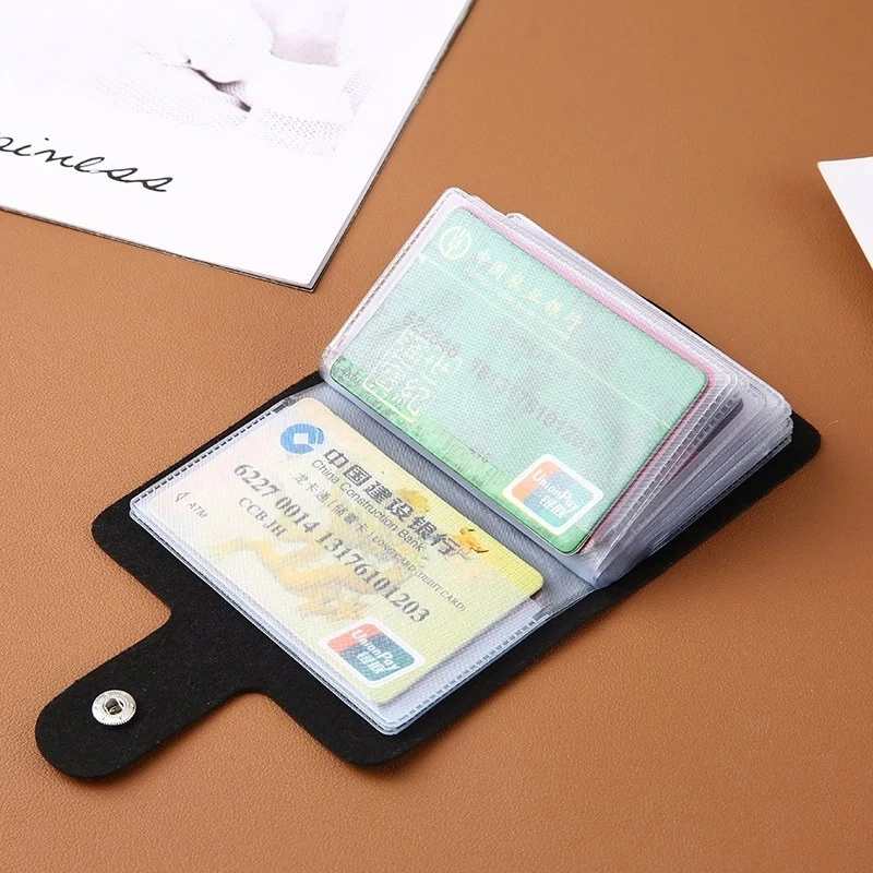 

New Leather Function 24 Bits Card Case Men Women Credit Passport Card Bag ID Passport Card Wallet, Customized