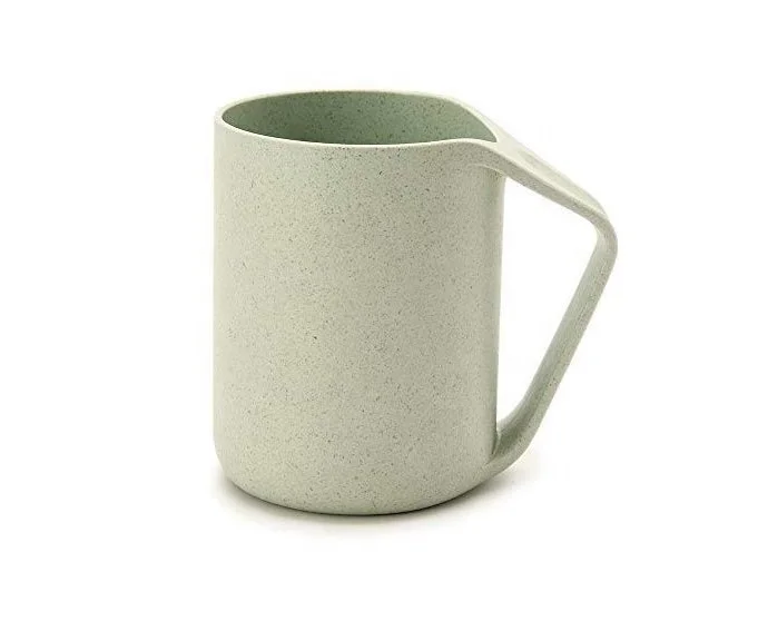 

Lightweight & unbreakable BPA free durable Wheat straw Plastic cup mug for camping