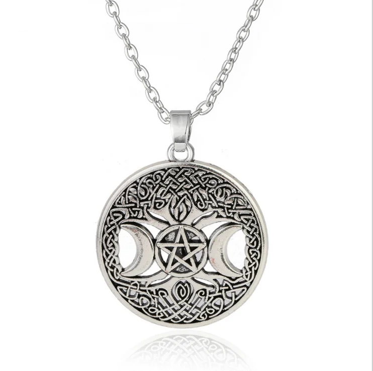 

Amazon Hot Sale Supernatural Round Pentagram Posession Symbol Necklace