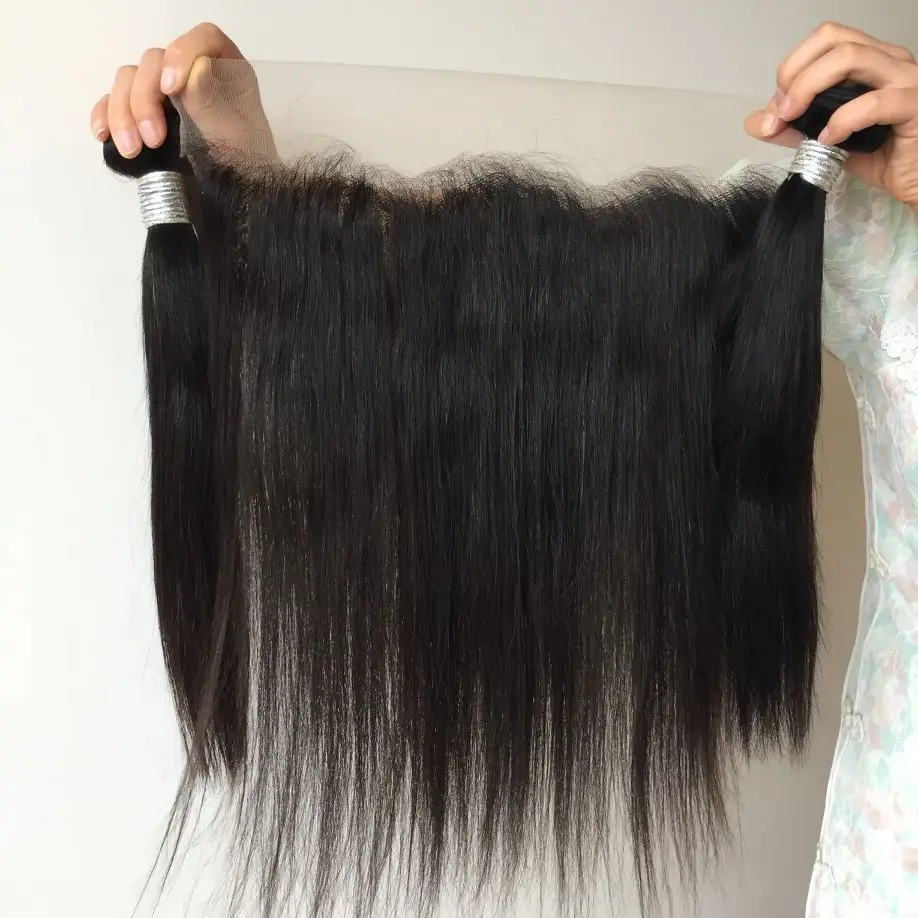 

Natural BrazillianSwiss 13X4 13X6 360 Straight Hd Transparent Lace Frontal Closure Wig Virgin Human Hair For Black Women Vendor