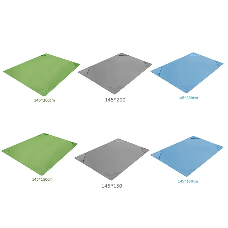 

Lightweight Quick Drying Folding Waterproof Blanket for Camping Beach Hiking Picnic BBQ, Blue,green or customized color