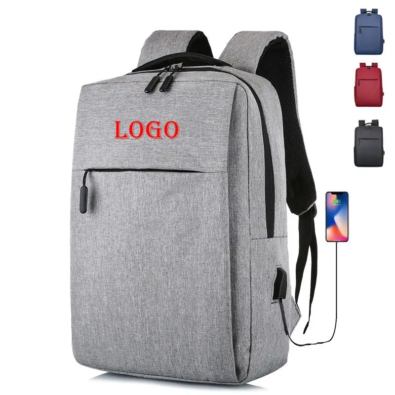 

2021 China school mochila cheap laptop bag for Men USB backpacks Business backpack