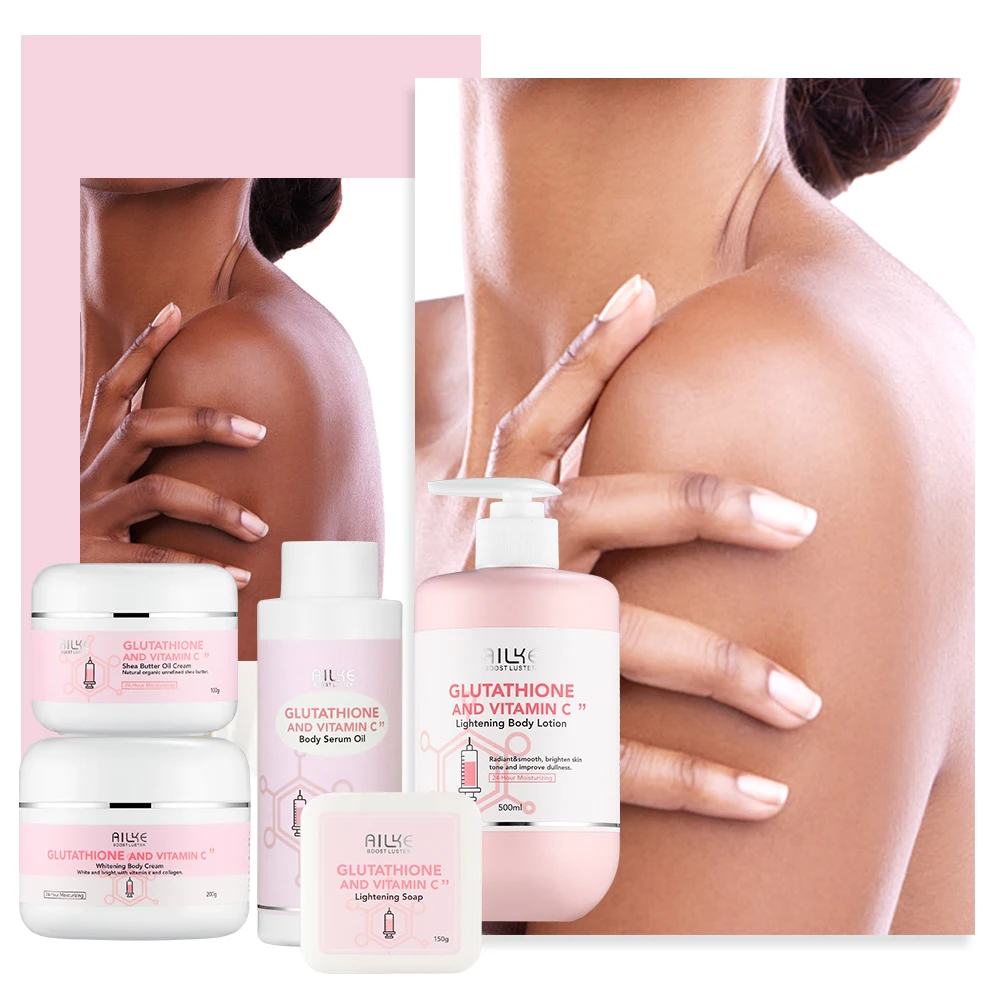 

private label anti-aging crack skin moisturizer firming serum lightening lotion body whitening cream combo set body care set