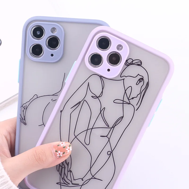 

Fashion Ultra Thin Slim Hotsale Custom Print TPU Silicon Case for iPhone 12 Pro Max 11 Fundas con tapa for iPhone, Purple