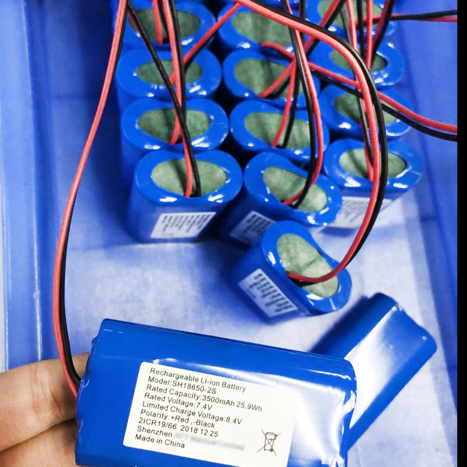 Liion Rechargeable 18650 11.1v 22.2wh 2000mah Lithium Battery Pack