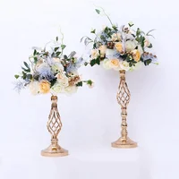 

GIGA wholesale home decor flowers decoration glass tall wedding flower crystal vase