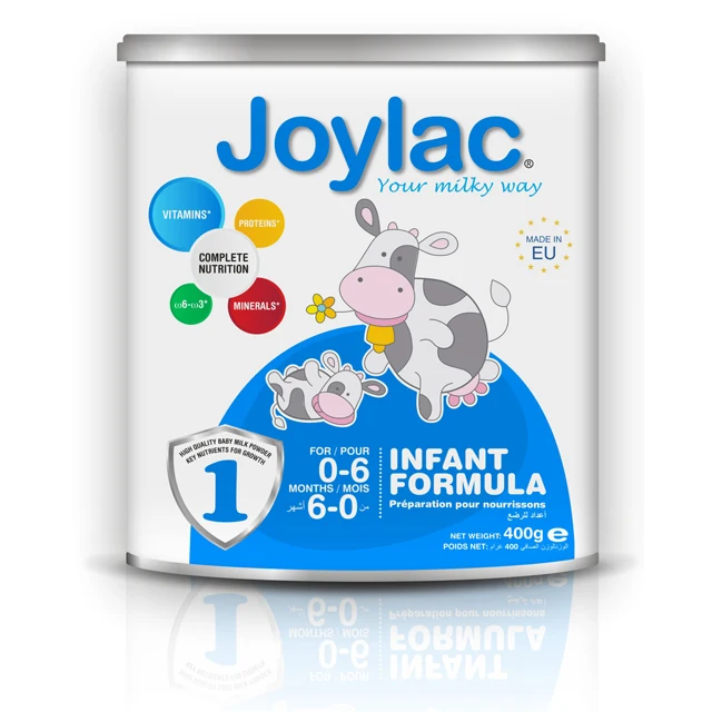 
Joylac baby milk formula and Cereals 100% EU origin 