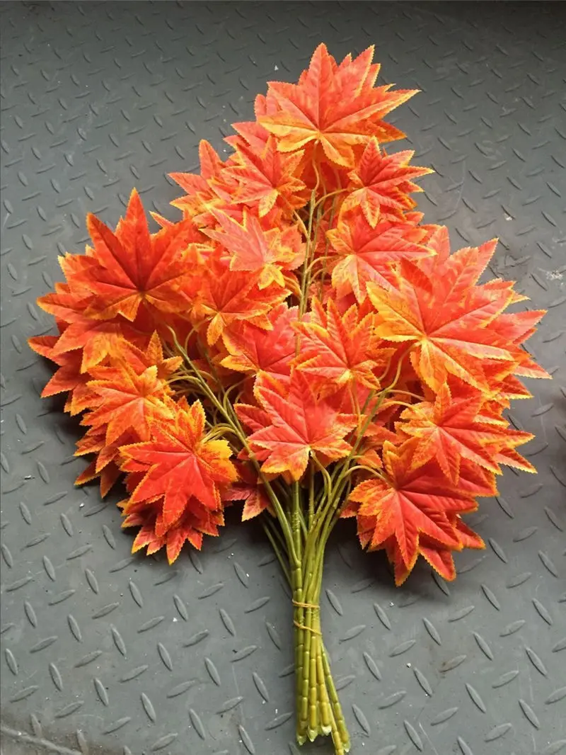 Different Colors Of Artificial Maple Leaves Artificial Maple Tree Branches And Leaves Buy