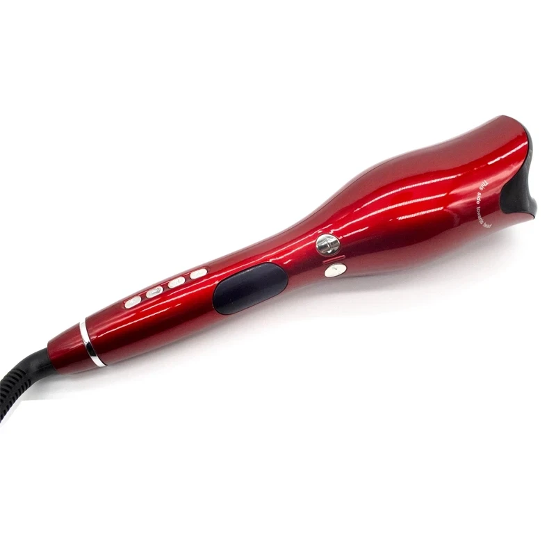 

New Coming Automatic Rotating Ceramic Ionic Hair Curler Air Spin N Curl 1Inch Hair Curler Magic Hair Curler Rollers, Black/white/blue/red