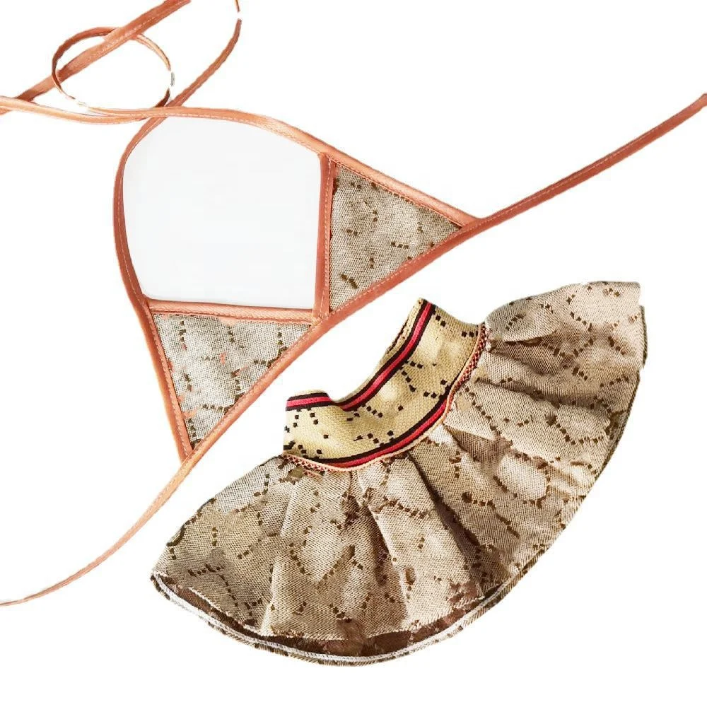 

Pet Trend Luxury Brand Cute Design Dog Beach Bikini