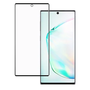 Wholesale 9H 3D hot bend curved edge  full glue good quality Tempered glass screen protector for  samsung galaxy Note 10