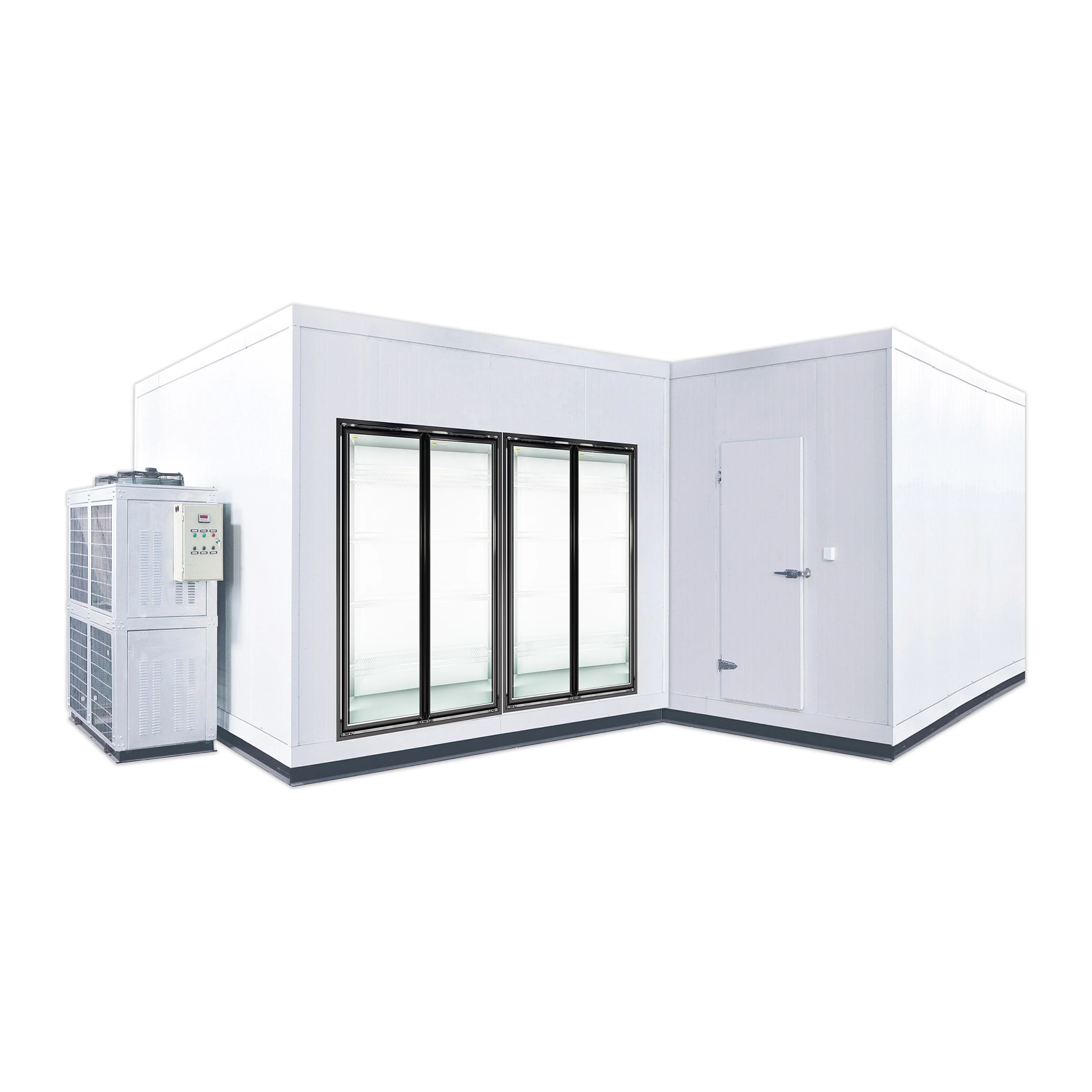 Freezer Glass Door Double Layers Glass Door for commercial refrigeration equipment