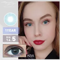 

Freshlady 13 color comfortable New Arrival Azul blue colored contact lens yearly