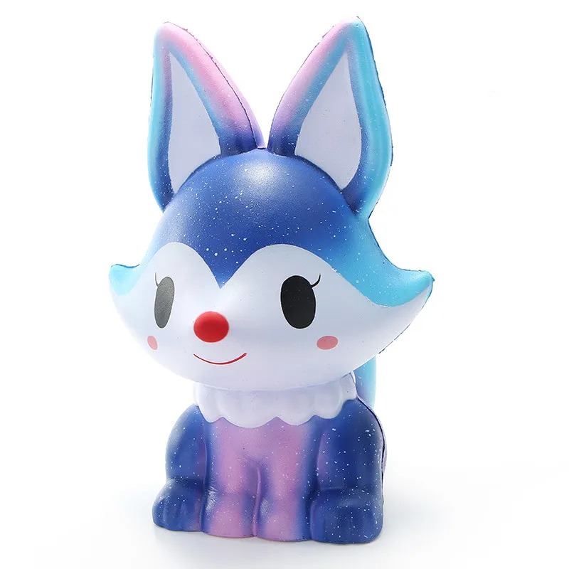 
2019 custom slow rising PU foam kawaii scented Soft squishy animal toys squishies animals fox toy 