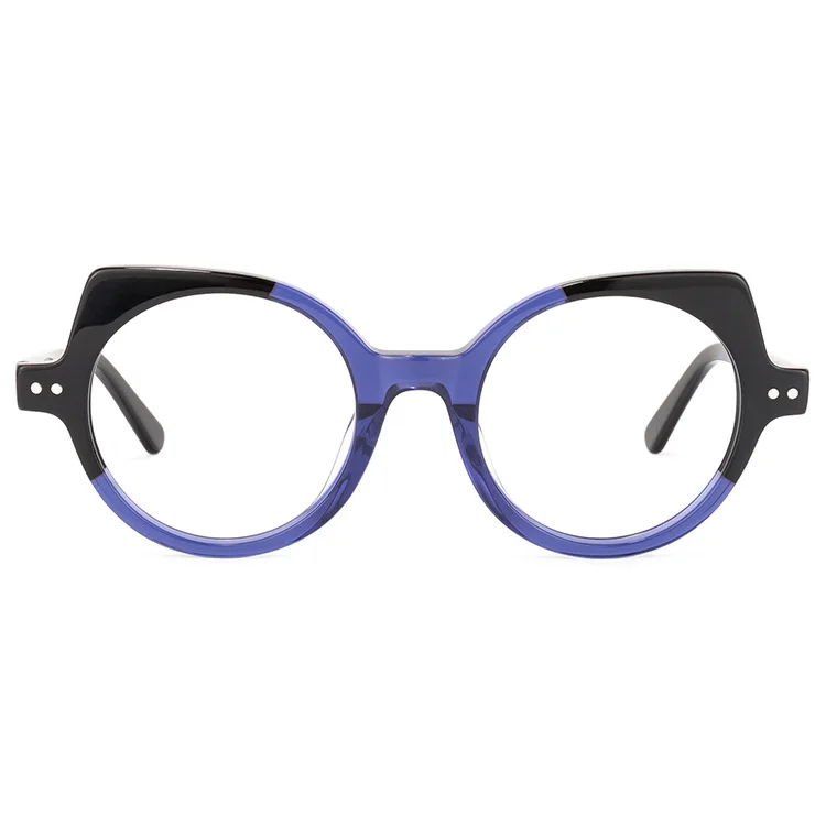 

Brand Zeelool New Arrivals Eyeglasses Irregular Cateye Frames Wholesale Stylish Acetate Eyeglasses for Women, Multi colors