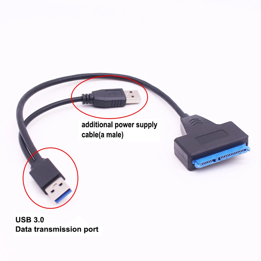 Dual Power USB 3.0 to SATA Cable