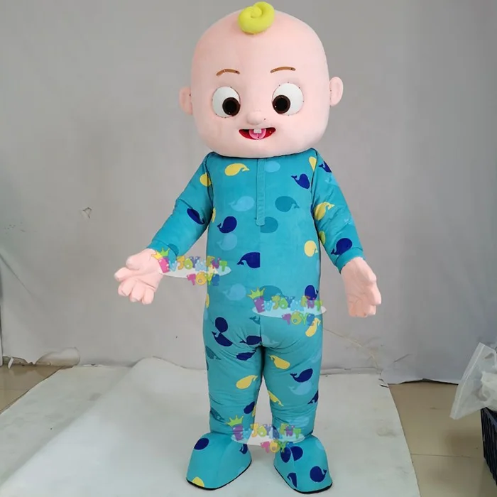 

Popular Coco Melon TV Mascot Cocomelon Baby Boy Mascot Costume For Party