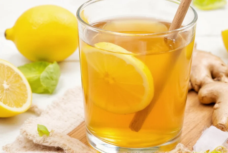honey citron and ginger tea