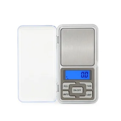 

High Precise Balance Gold Jewelry Scale 0.1g 0.01gx100/200/300/500g Mini Pocket Scale Food Scales for Kitchen, Silver