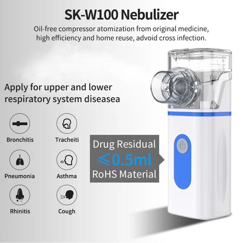 product medical manual ultrasonic handheld mini portable micro mesh asthma nebulizer with rechargeable battery-61