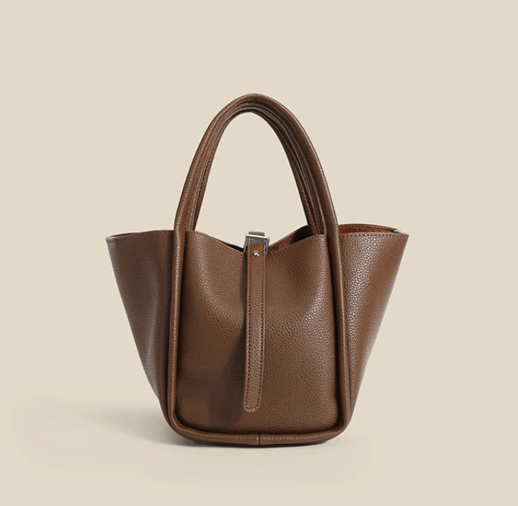 

Simple Temperament Lady Handbag Autumn 2021 Fashionable Versatile Bucket Bag Stylish Large Capacity Crossbody Bag YGC-446