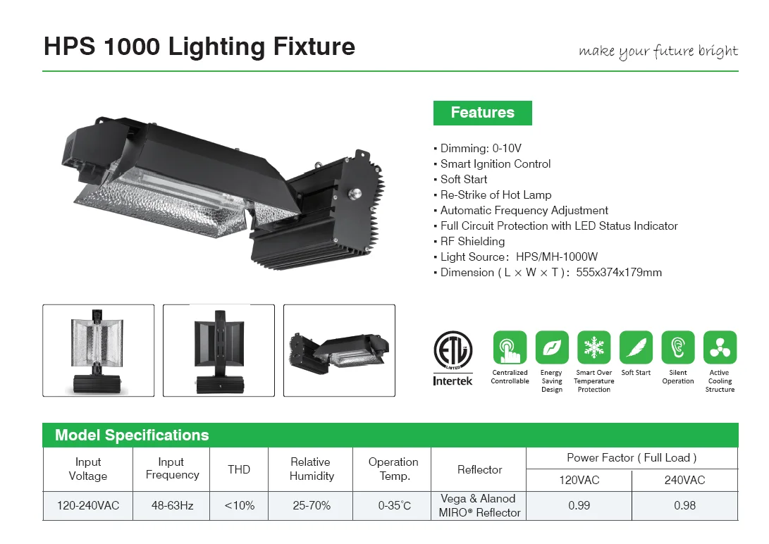 1000W HPS Grow Light