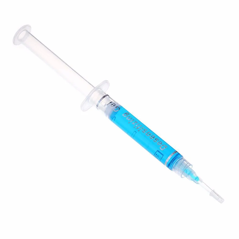 

Home Use LED Light Teeth Whitening Gel 35% Hydrogen Peroxide Private Logo, Blue
