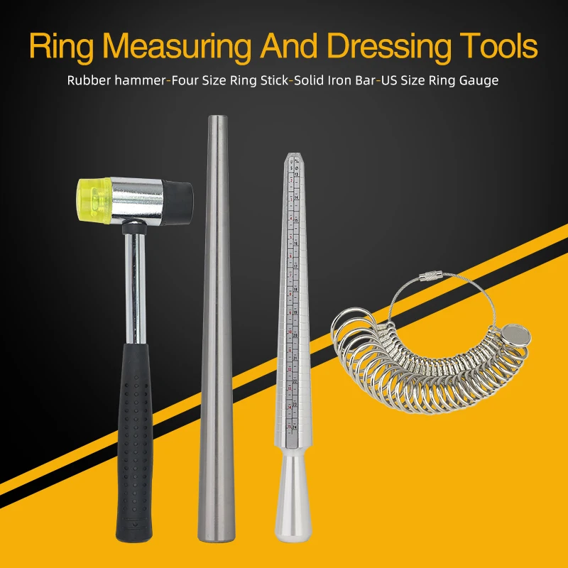

Wholesale Ring Mandrel Sizer with Ring Gauges Sizer Finger Ring Sizer Measuring Tool