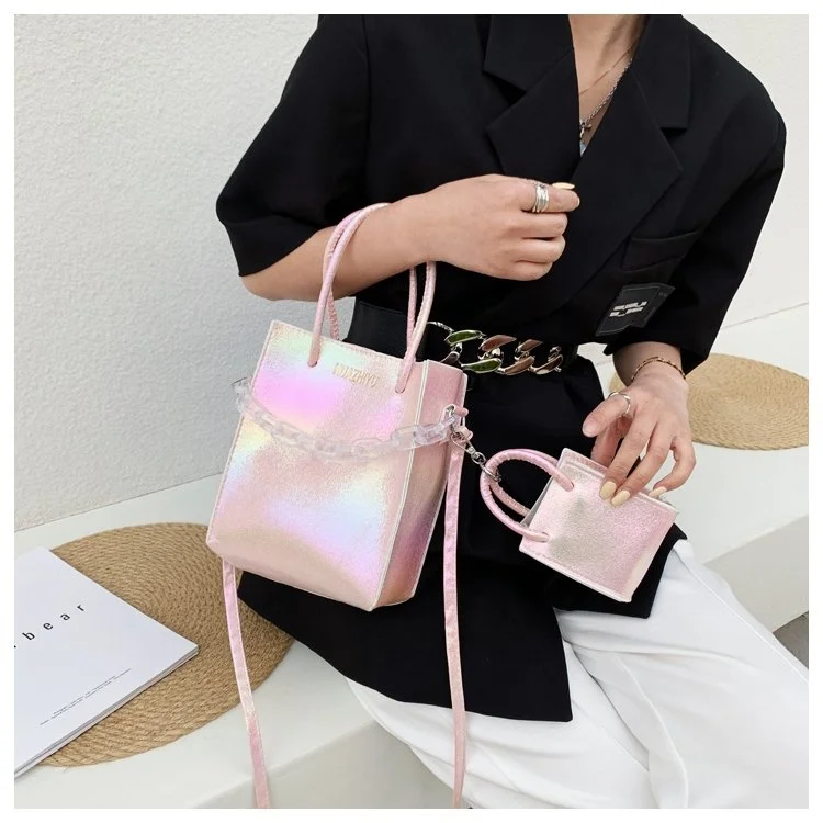 

Gradient Ramp Luxury Brand 2018 Fashion Designer Female Shoulder Bags Girls Set Handbag