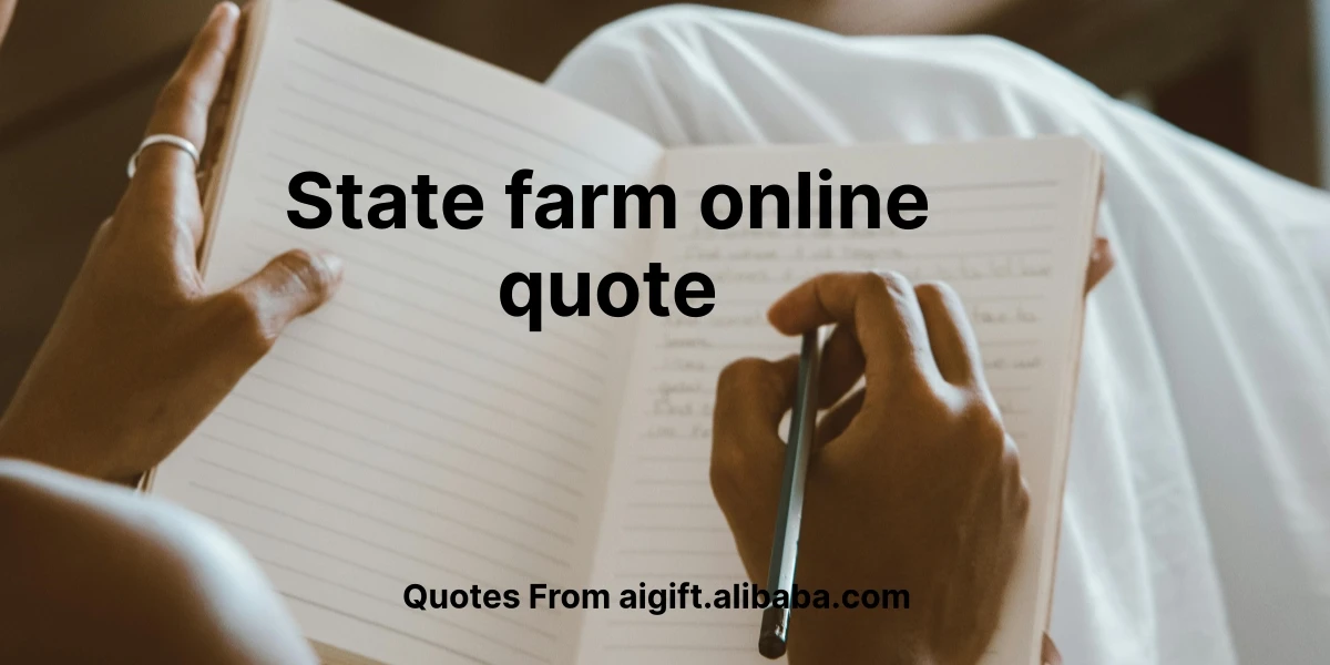 state farm online quote