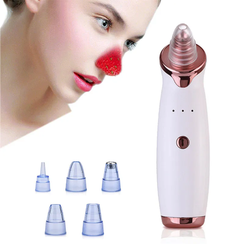 

2020 Facial Blackhead Remover Vacuum Device Comedone Removedor De Espinillas Point Noir Face Pore Vacuum Blackhead Remover