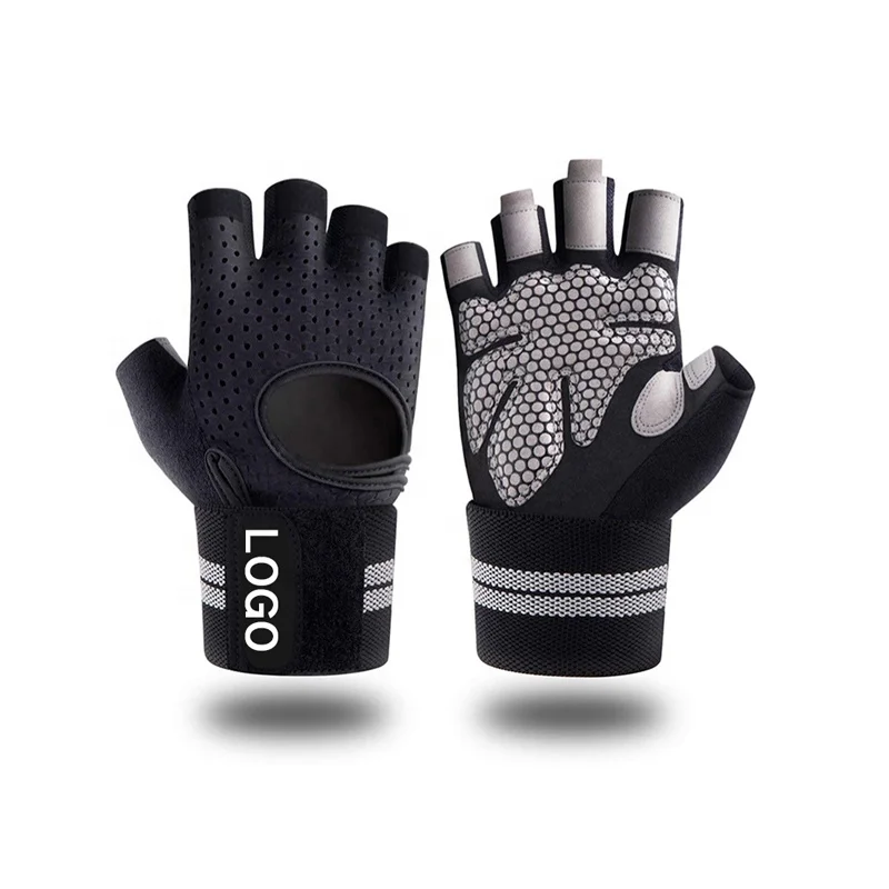 

Hot Selling Wholesale Custom logo Fitness Workout Weight Lifting Men Women Gym Gloves