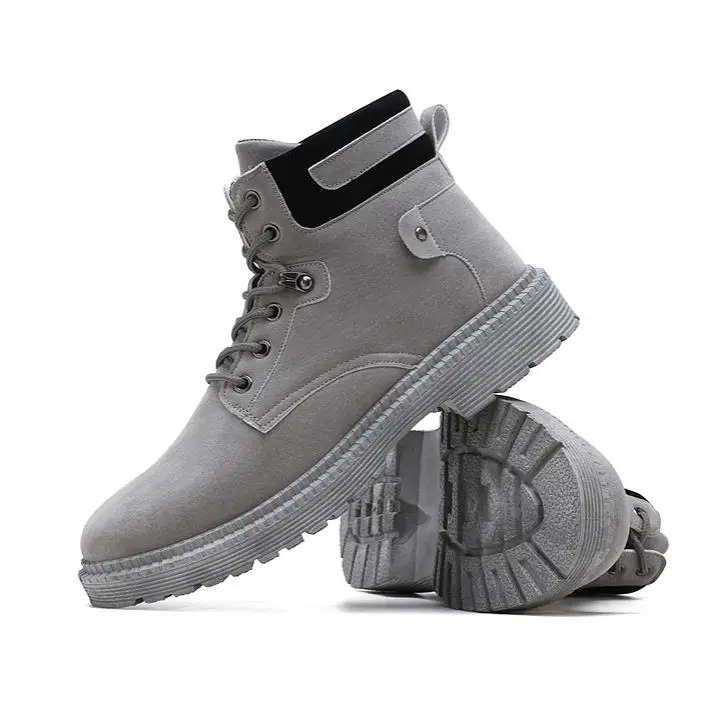 

fashion winter comfortable warm sneakers sports men genuine leather boots, Yellow