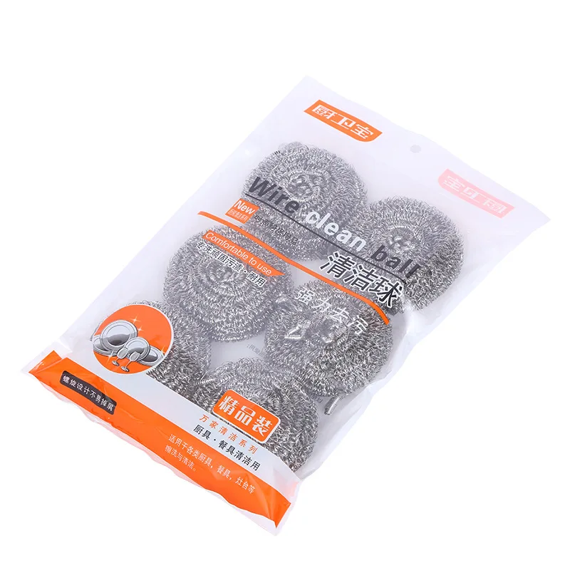 

Stainless Steel Cleaning Ball 2 Pack Kitchen Cleaning, Silver