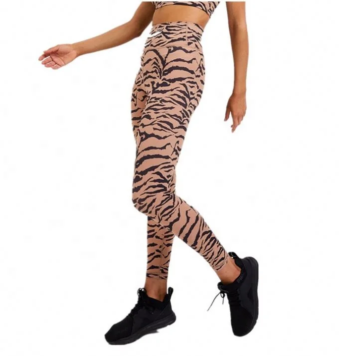 

Latest Fashion Fitness Wear Animal Print Ankle Length Yoga Leggings, Customized colors