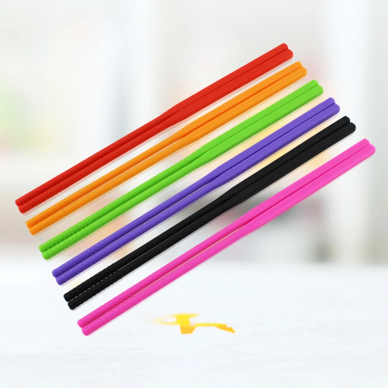 

2021 New Products Eco-friendly Silicone Custom Chopsticks