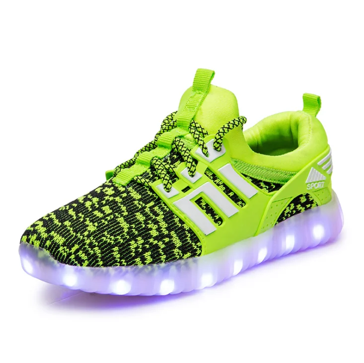 

Fashion sneakers with LED light in the sole lighting sneakers, As picture or customization