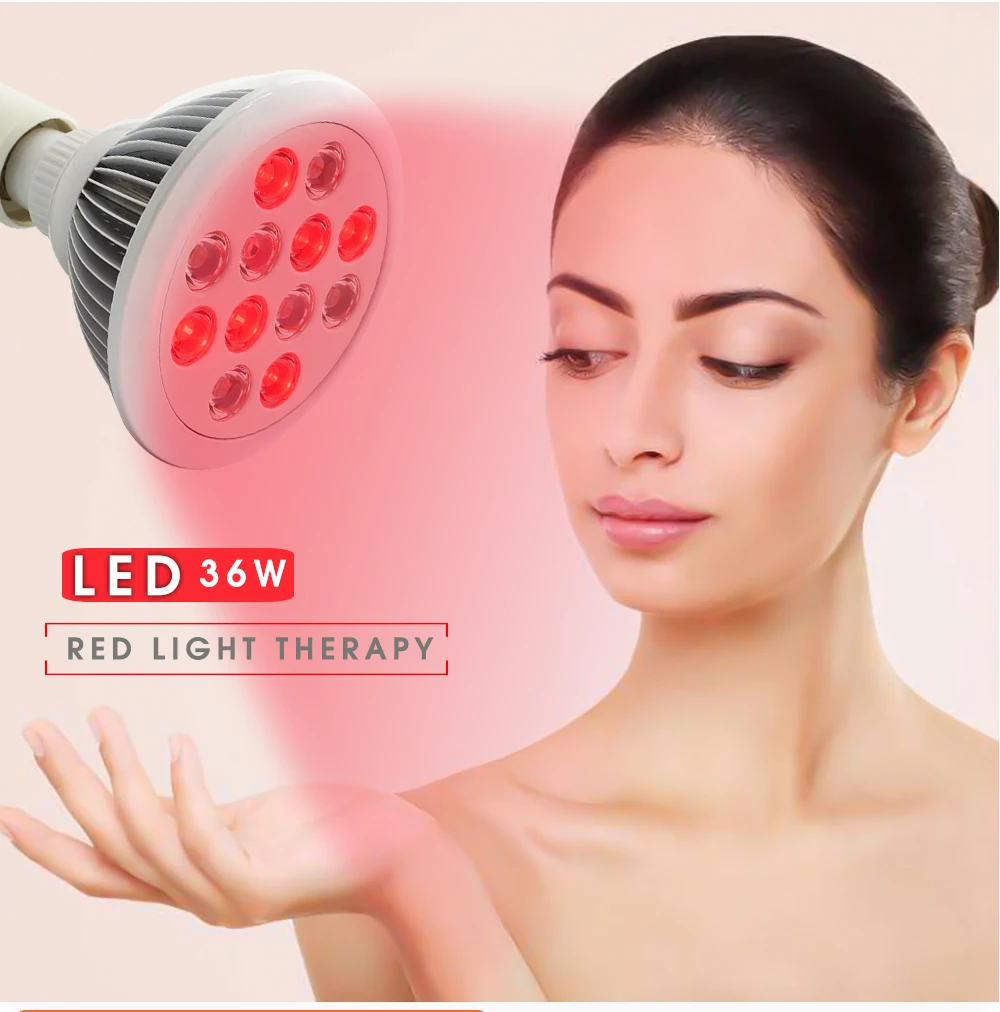 Face Pdt Full Body 660nm 850nm Red Infrared Light Therapy Lamp Red ...