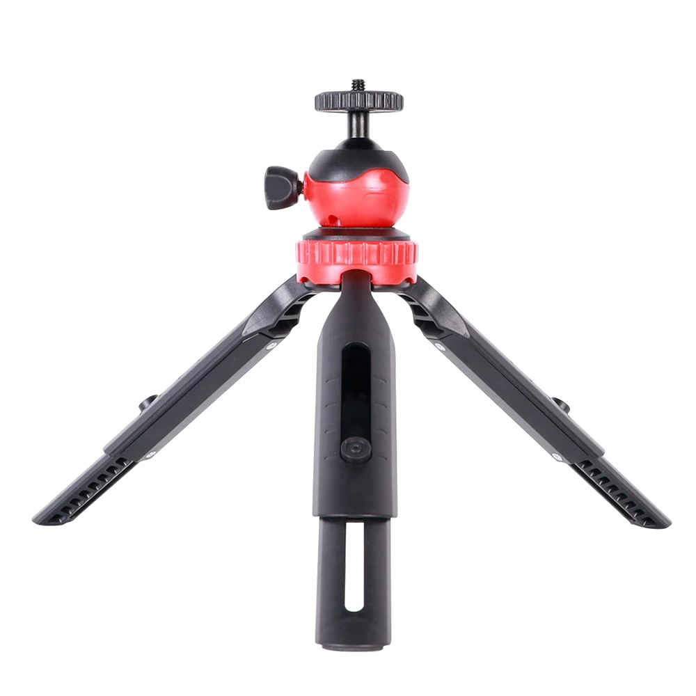 

Kaliou Live Broadcast Tik Tok Selfie Vlog Photography Artifact Selfie Stick Camera Tripod, Black red