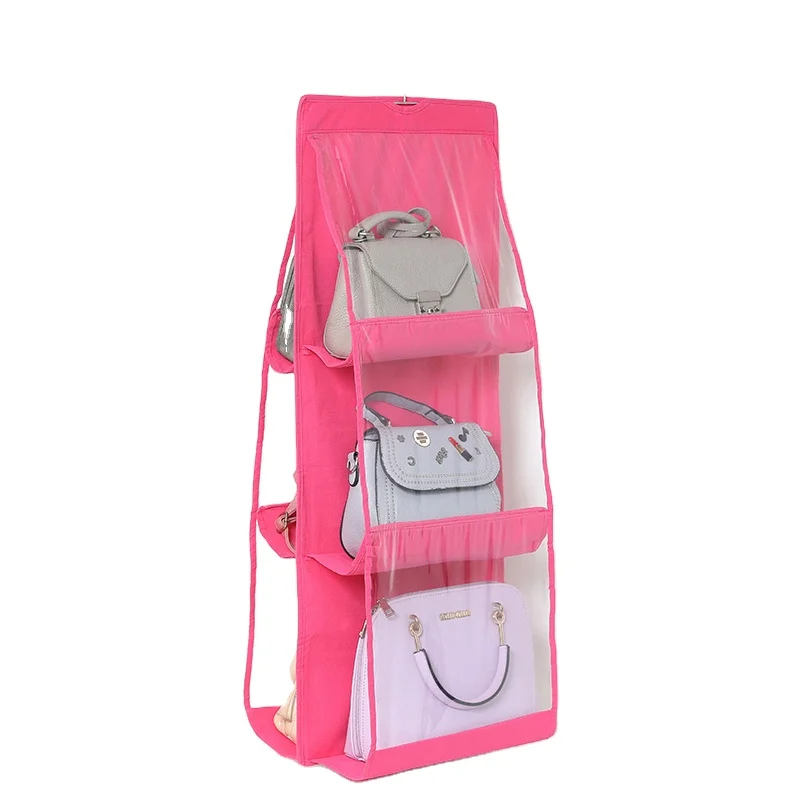 

Non-Woven Fabric Hanging Storage Bag Double Side Hanging Closet Foldable Overseas Products