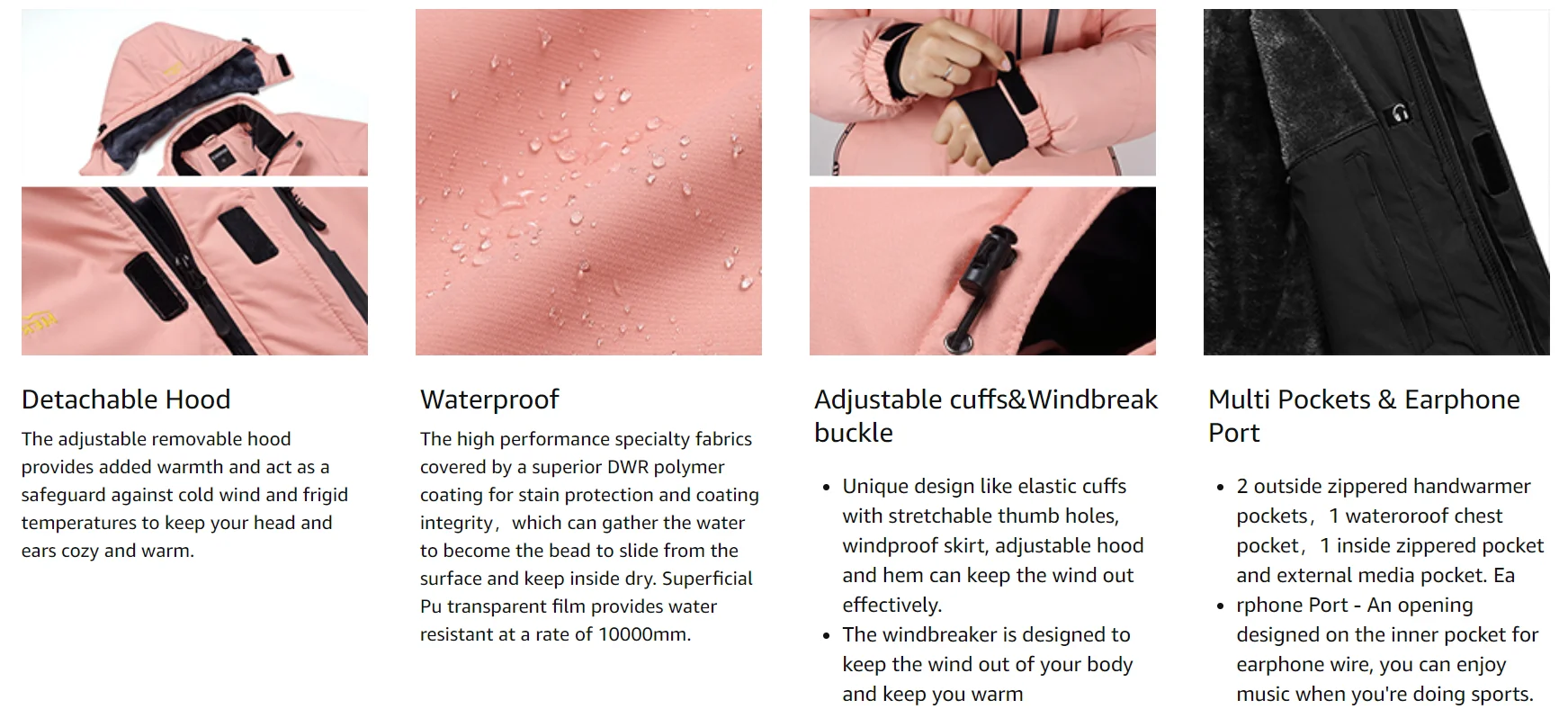 Wholesale Factory Directly Windbreaker Waterproof Breathable European Fashion 100% Down Hot And Trendy Style Men Ski Jacket