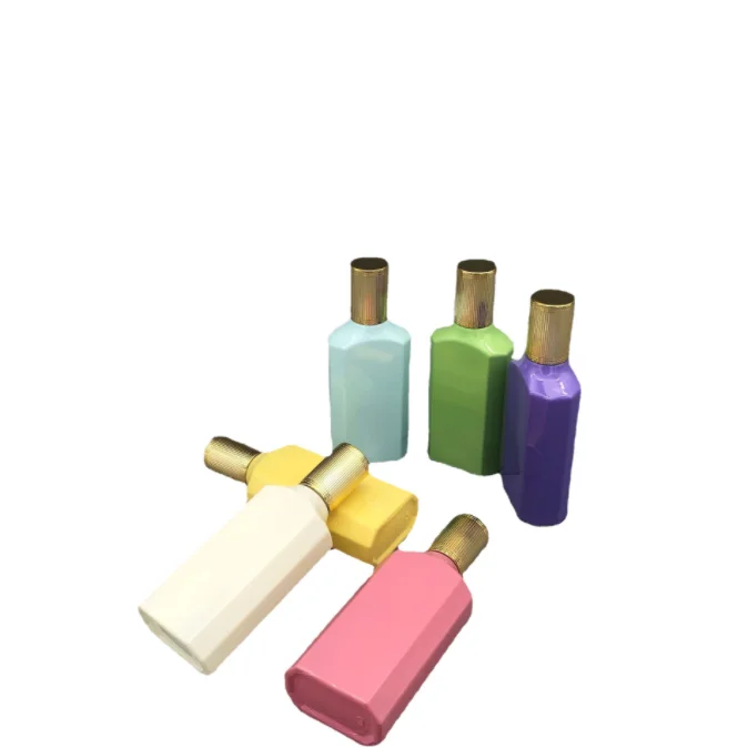 

30ML high-end perfume bottle color metal cap portable perfume subpackage glass bottle fine cosmetics spray bottle