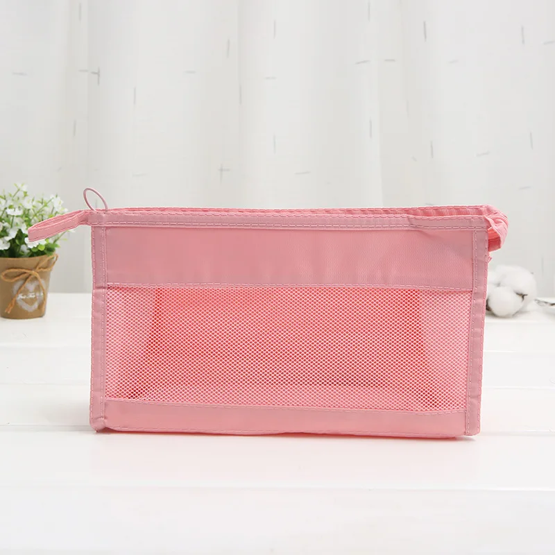 

wholesale waffle weave cosmetic bag draw string, Customized