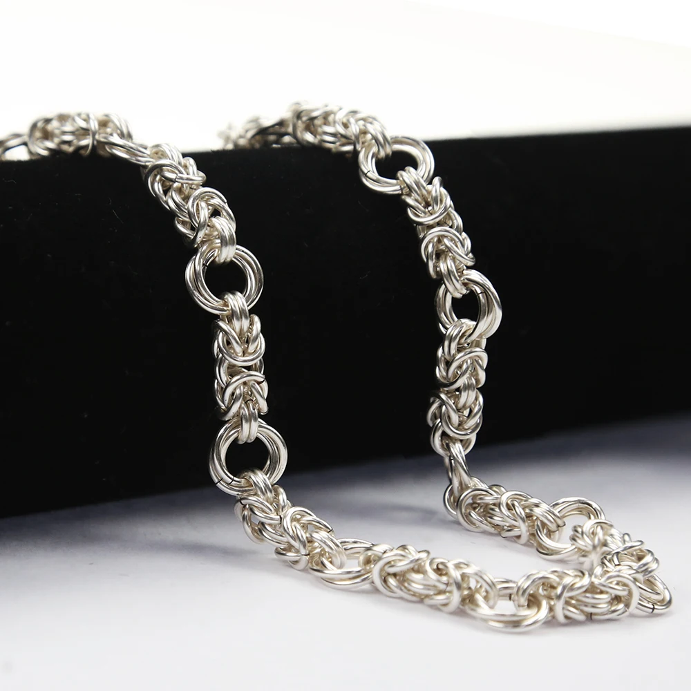 

High Quality Handmade Byzantine Rose Chainmail Body Jewelry Chain For Jewelry Making