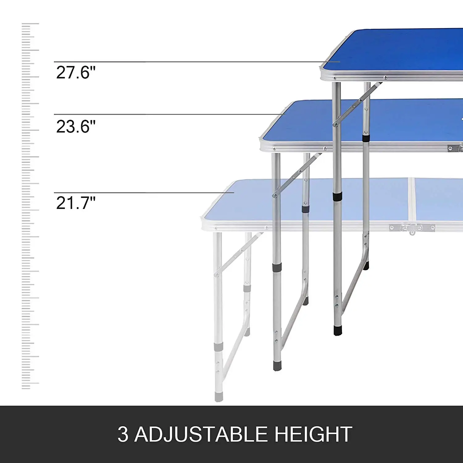 Aldi Folding Picnic Table With 4 Benches 4 Person Adjustable Height