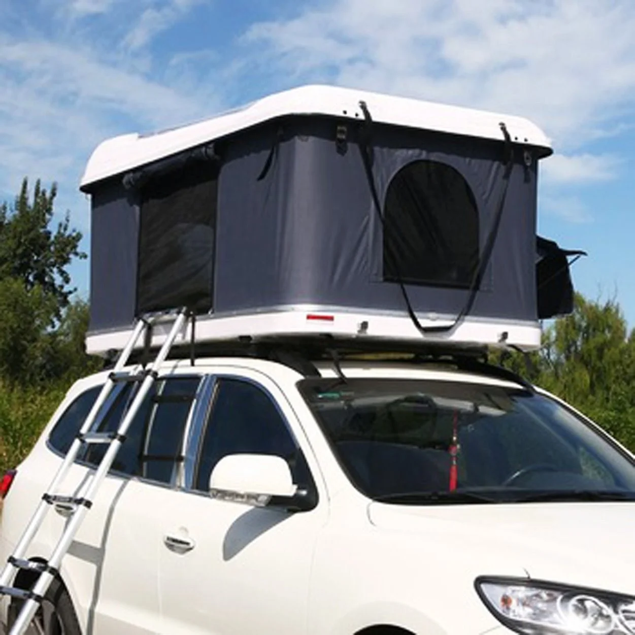 

QIBU 4 Season 1-2 Person Hard Shell Car Roof Top Tent For Camping Outdoor