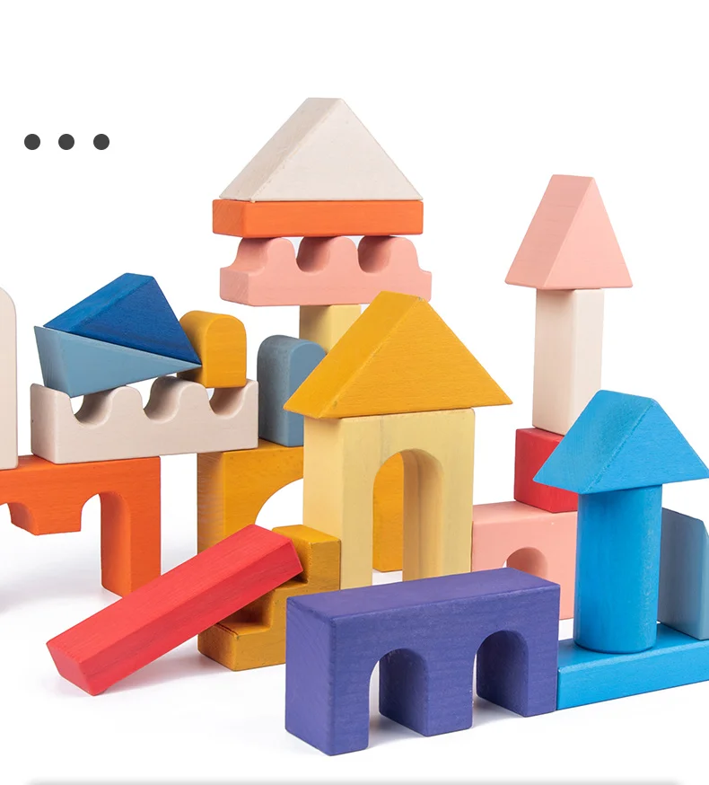 Kids Large Wooden Toys Rome Rainbow Arch Building Blocks /baby Wooden