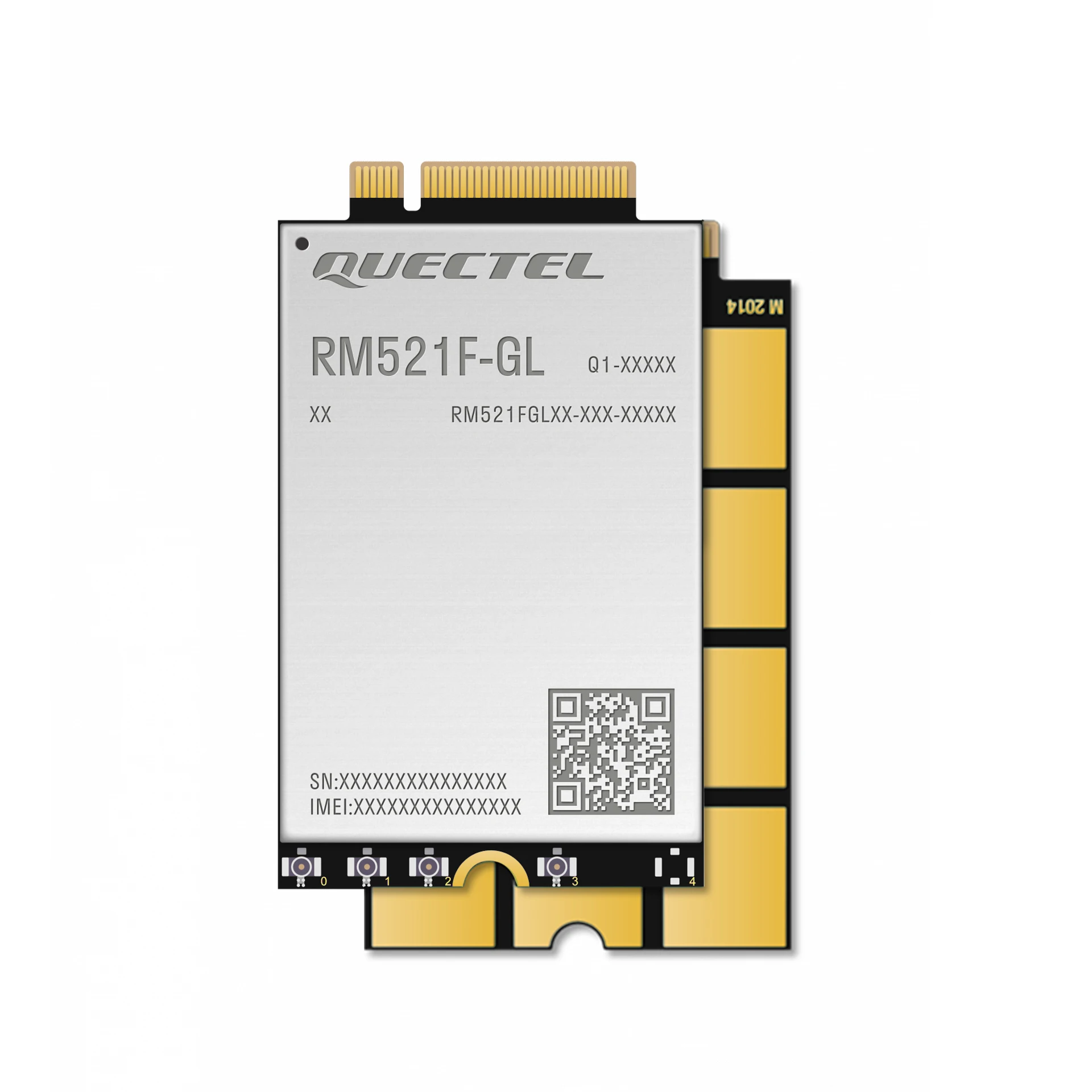 

Qualcomm SDX65 RM521F-GL 5G Sub-6 GHz module designed specifically for IoT/eMBB applications