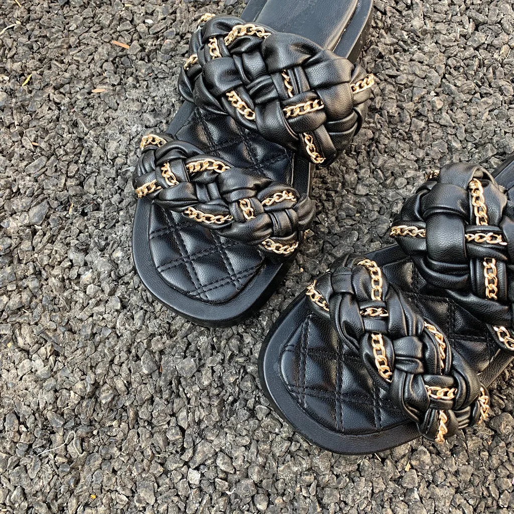 

2021 Spring Espadrille Sandals Ladies Chancleta Zapatillas Designer Slides for women sandalias, Picture